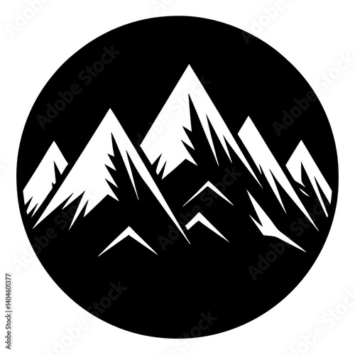 Mountain man vector silhouette collection