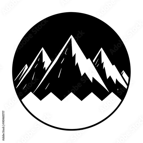 Mountain man vector silhouette collection