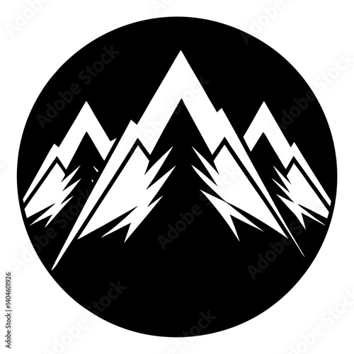 Mountain man vector silhouette collection