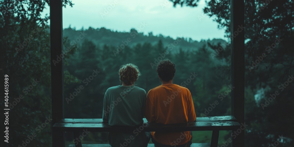custom made wallpaper toronto digitalMaundy Thursday Reflective Wellness Gen Z Spiritual Connection in Nature - Mindful Youth Ministry Branding for Introspective Community Engagement