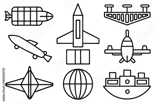 forcecarrier pro line art tactical mech warrior outline