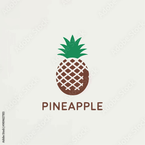 vector illustration of a pineapple