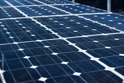 Photography Solar Panel on Rooftop Generating Clean Energy
