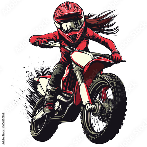 girl on motorcycle