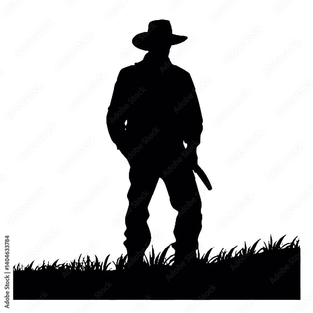 Silhuetas de agricultores Agricultor SVG EPS PNG