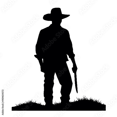 Siluetas de granjeros Granjero SVG EPS PNG