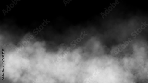 smoke on black background