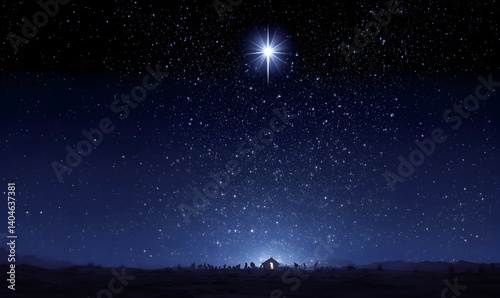 Star of Bethlehem, Night Sky, Nativity Scene