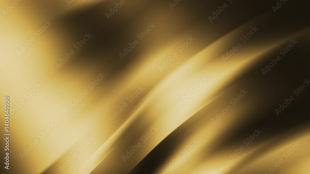  Abstract animated brushed golden gradient motion looping background. Gold video loop 4K UHD
