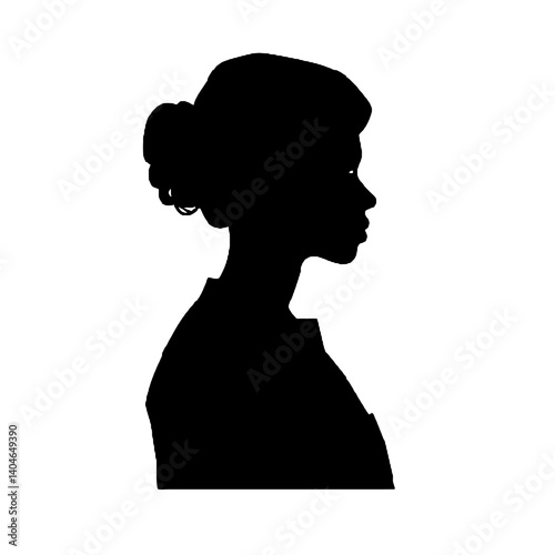silhouette of a nurse