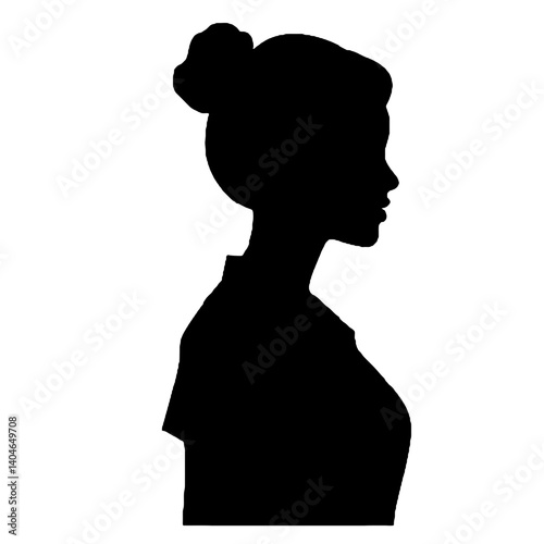 silhouette of a nurse
