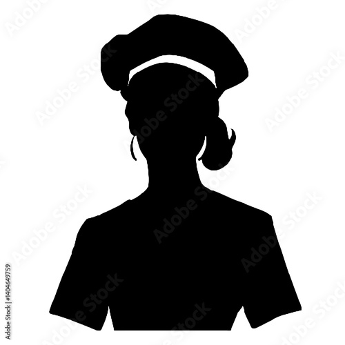 silhouette of a nurse