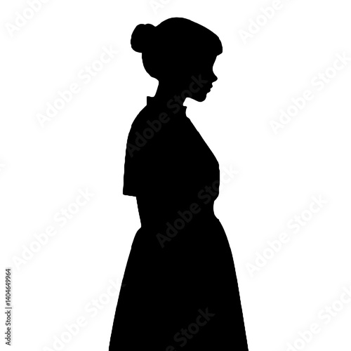 silhouette of a nurse