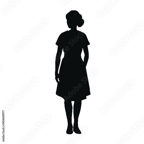 silhouette of a nurse