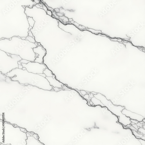 Elegant White Marble Texture With Subtle Gray Veining for Designs