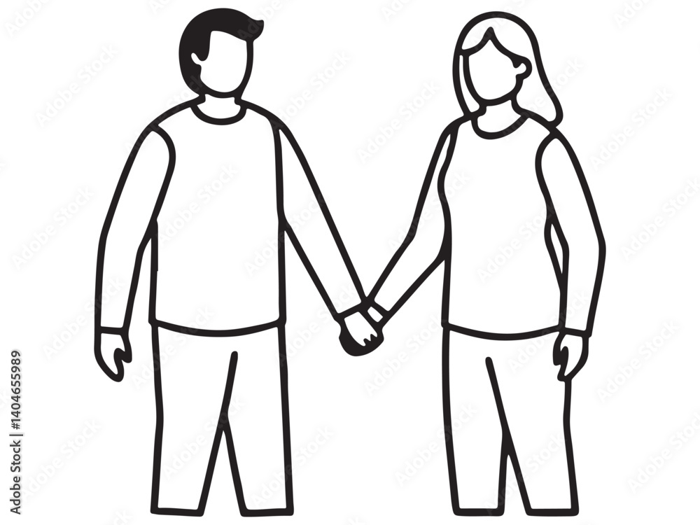 Romantic Couple Holding Hands Drawing
Line Art Love Illustration Concept
Hand in Hand Minimalist Sketch Art Romantic Couple Holding Hands Drawing
Line Art Love Illustration Concept
Hand in Hand Minimalist Sketch Art
