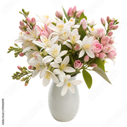 Bouquet of Pink and White Flowers
