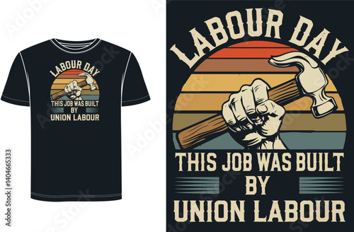 Labour Day T Shirt Design