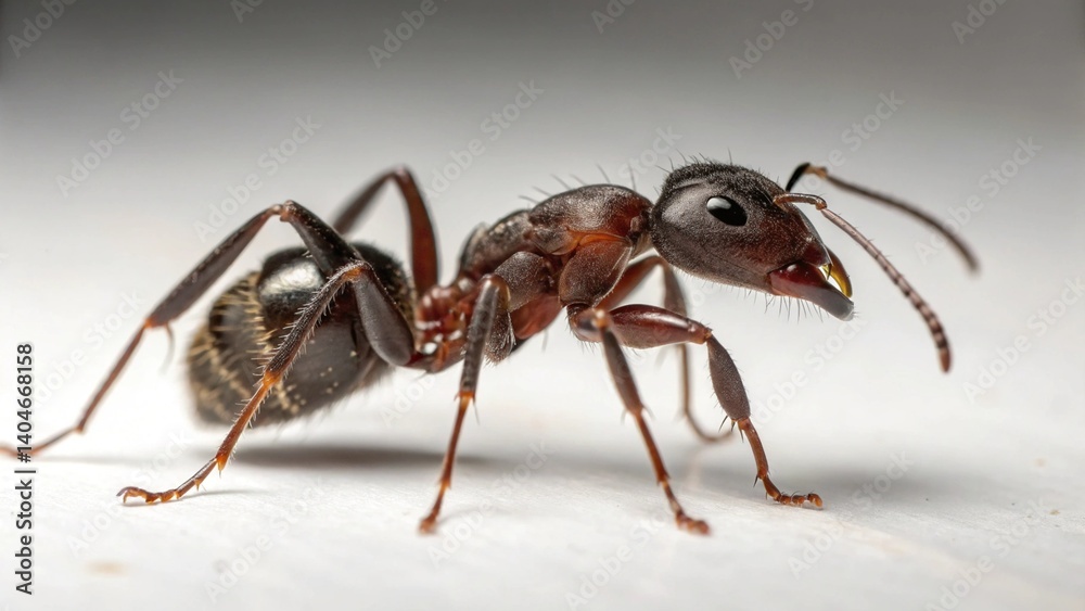 Ant on studio background
Ant on studio background