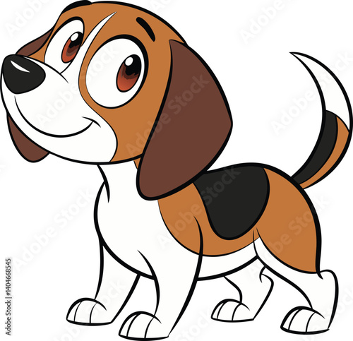 A Dog vector design 