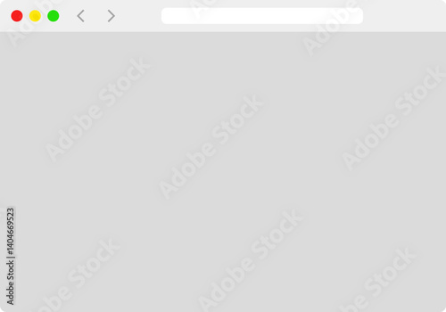 Browser window icon set. Web browser window mockup. User interface template light modern design. Digital data protection. Web browser window