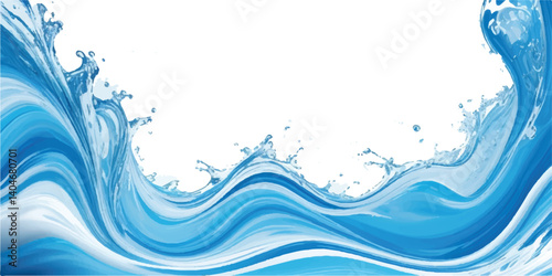 
"Tranquil and serene abstract ocean wave background in soothing shades of blue, aqua, and teal. A perfect backdrop for modern websites and creative banners."
