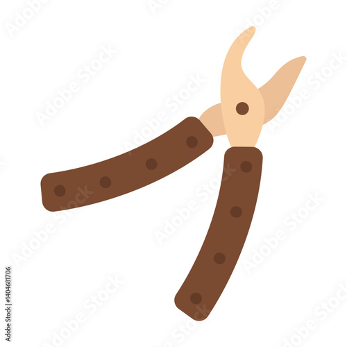 Gardening Tools and Outdoor Accessories Flat Illustration Spring and Autumn
