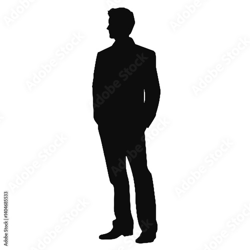 business man silhouette  