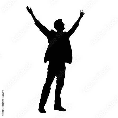 silhouette of a man