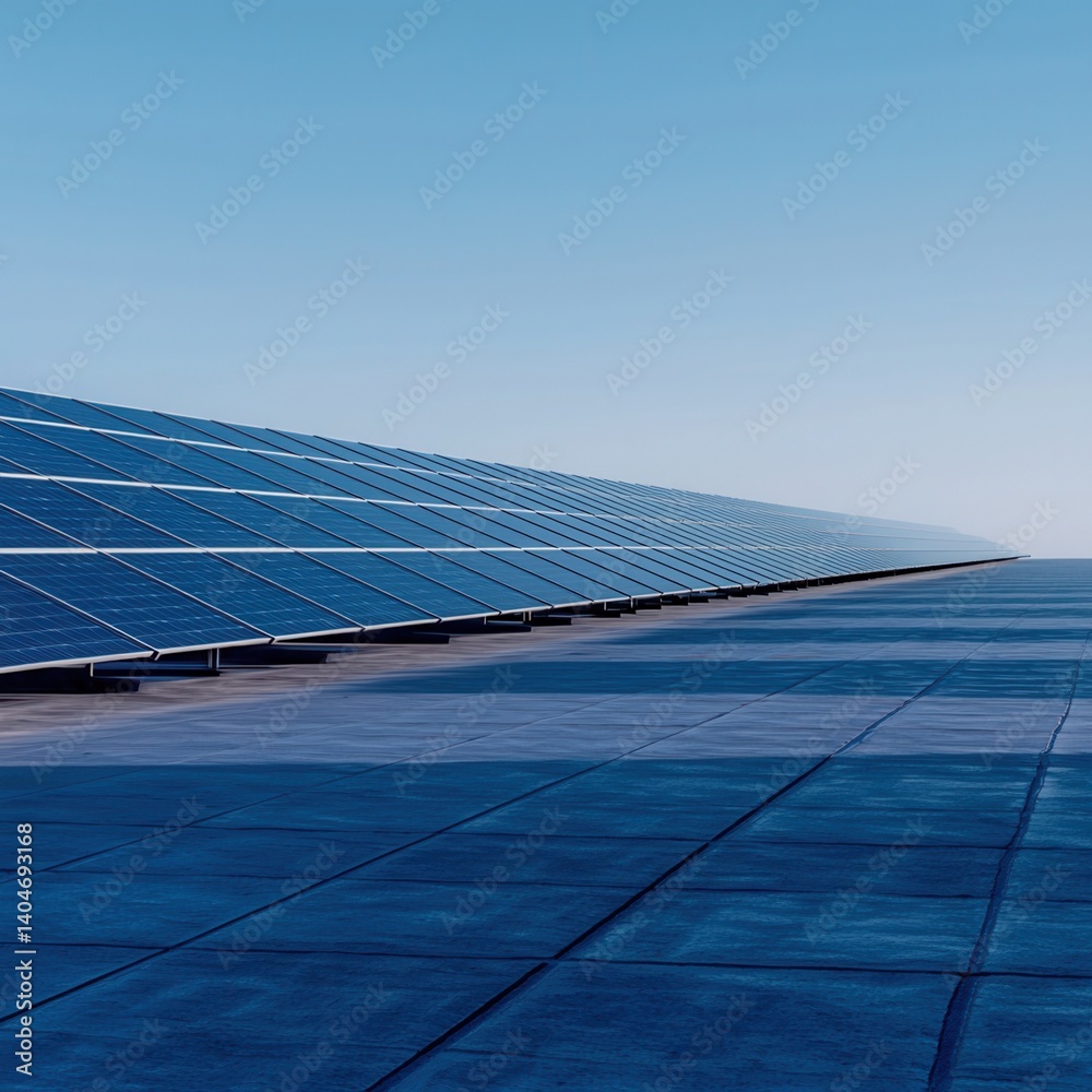 nature conservation concept. Solar panels on a sleek rooftop under a clear blue sky. nature conservation concept. Solar panels on a sleek rooftop under a clear blue sky.