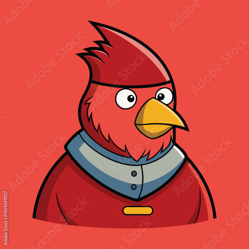 head of a bird vector illustration vector