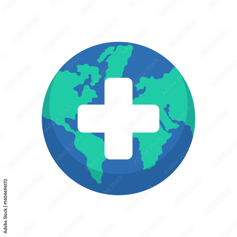 World Health Day Symbol Illustration