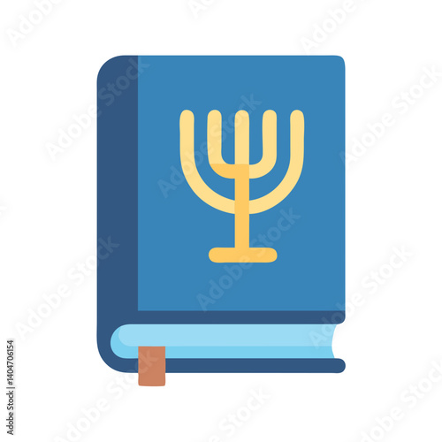 Psychology Book with Psi Symbol Icon Design