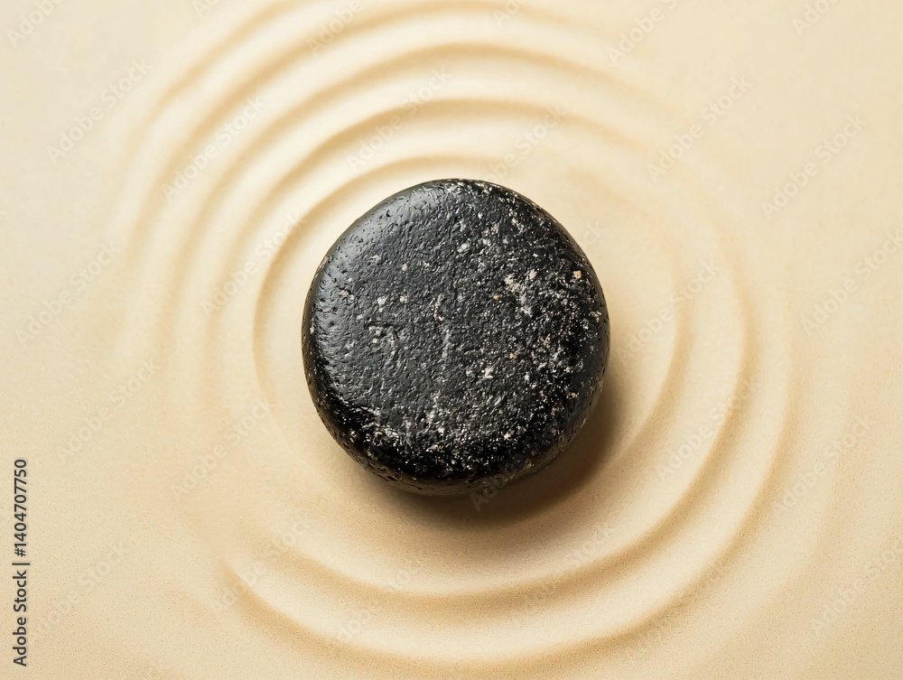 Naklejka premium Zen Garden Stone