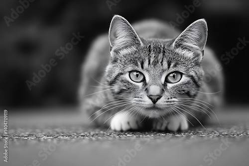 Cat Portrait Outdoors