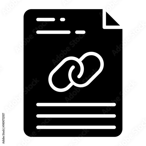 Link File line icon