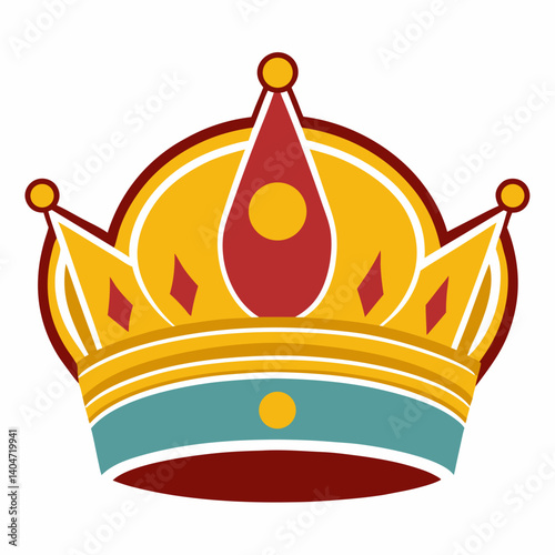 Crown icon vector royal, king queen monarchy majestic tiara luxury 2 