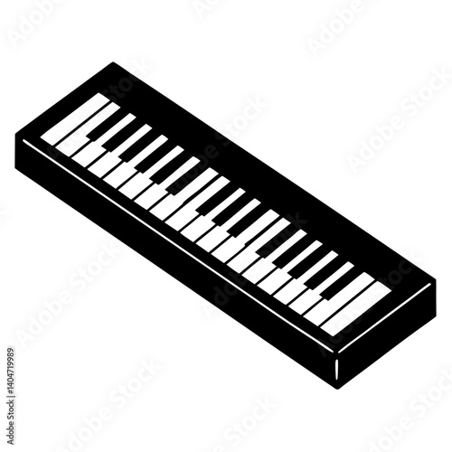 piano keys vector illustration