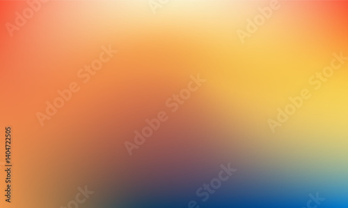 Harmonic Gradient: A Smooth Blend of Coral, Gold, and Aquatic Hues Abstract