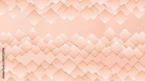 Colored abstract background. Geometric background with smooth movements of squares. Animation with looping.