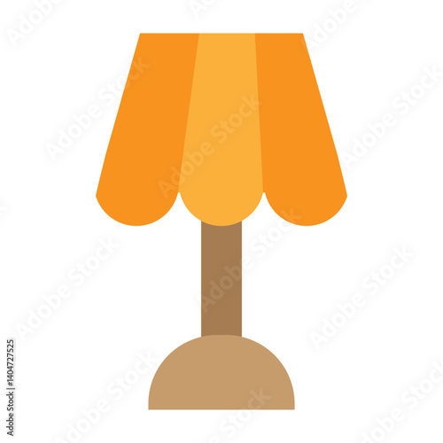 Lamp Vector Flat Icon Design