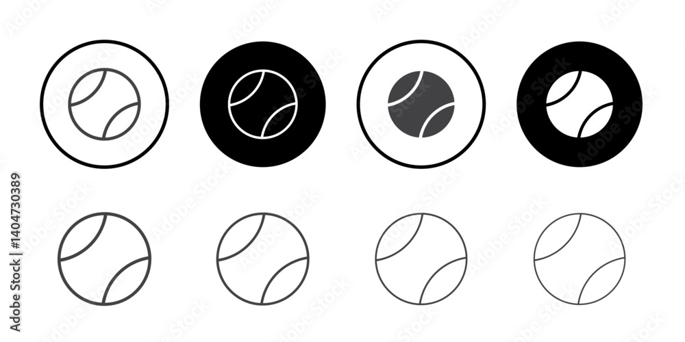 Fototapeta premium base ball icon Symbol line set