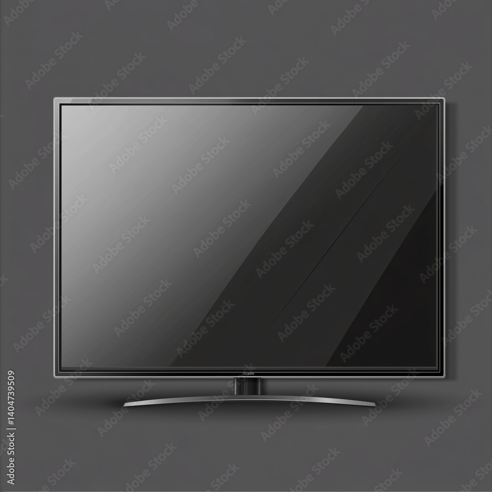 LCD TV screen isolated transparent background vector flat black television panel glass. Empty tv frame with shadow. Vector illustration. LCD TV screen isolated transparent background vector flat black television panel glass. Empty tv frame with shadow. Vector illustration.