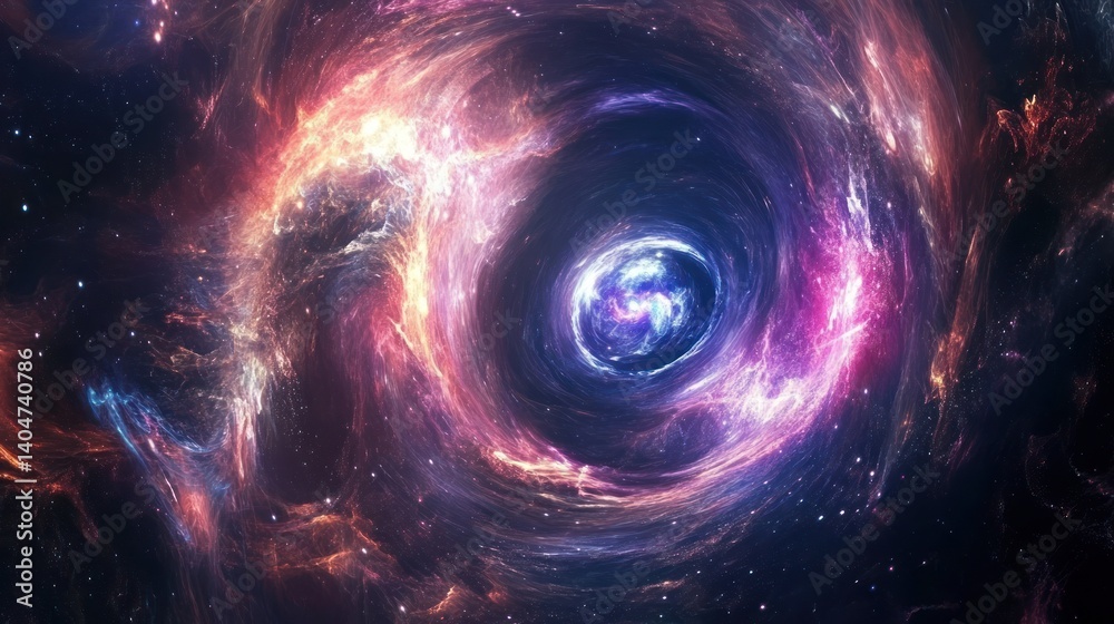 Vivid nebula swirl with swirling gases and cosmic luminosity displayed Vivid nebula swirl with swirling gases and cosmic luminosity displayed