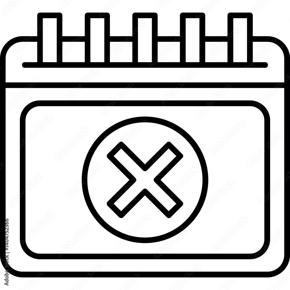 Obraz premium Crossmark icon