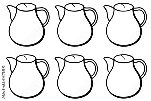 Adobe Illustrator Artworkapple cider jug line art vintage autumn style