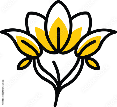 Wallflower, Waxflower, Windflower, Wisteria, Yellow Bell, Zephyranthes (Rain Lily), Snowdrop, Oxeye Daisy, Star Jasmine, Everlasting Daisy, flower logo icon