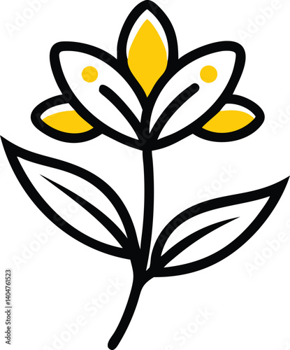 Wallflower, Waxflower, Windflower, Wisteria, Yellow Bell, Zephyranthes (Rain Lily), Snowdrop, Oxeye Daisy, Star Jasmine, Everlasting Daisy, flower logo icon