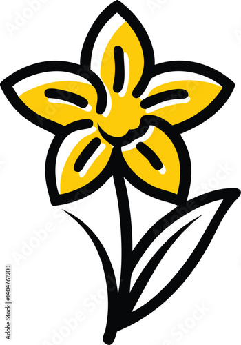 Wallflower, Waxflower, Windflower, Wisteria, Yellow Bell, Zephyranthes (Rain Lily), Snowdrop, Oxeye Daisy, Star Jasmine, Everlasting Daisy, flower logo icon