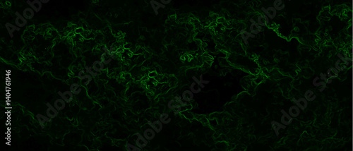Abstract background with swirling green energy patterns. Nebula-inspired void, with glowing filaments and a deep, mysterious ambiance. Texture with subtle green wisps and thin swirling lines.